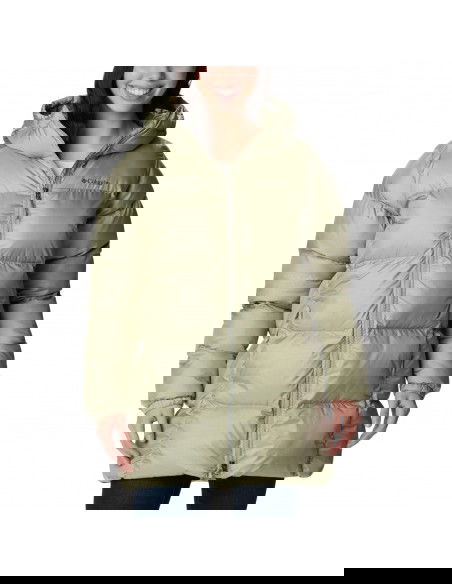 Columbia Μακρύ Γυναικείο Puffer Μπουφάν Χακί 1864791-348