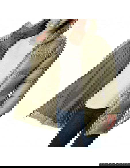 Columbia Μακρύ Γυναικείο Puffer Μπουφάν Χακί 1864791-348