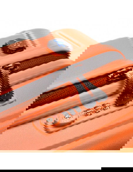 Swiss Bags Tourist Βαλίτσα Καμπίνας με ύψος 55cm 76443 σε Πορτοκαλί χρώμα