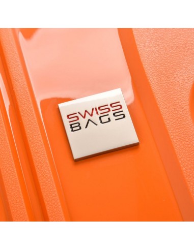 Swiss Bags Tourist Βαλίτσα Καμπίνας με ύψος 55cm 76443 σε Πορτοκαλί χρώμα