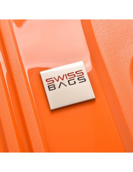 Swiss Bags Tourist Βαλίτσα Καμπίνας με ύψος 55cm 76443 σε Πορτοκαλί χρώμα