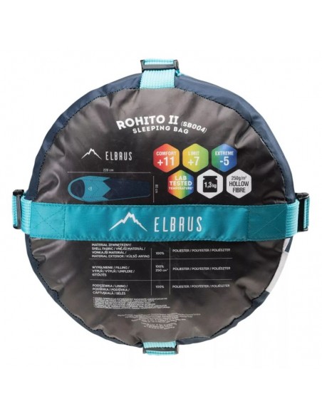 Elbrus Sleeping Bag Μονό Rohito Ii Blue 92800404126