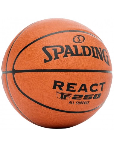 Spalding React TF-250 Μπάλα Μπάσκετ Indoor/Outdoor 76-803Z