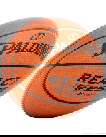 Spalding React TF-250 Μπάλα Μπάσκετ Indoor/Outdoor 76-803Z
