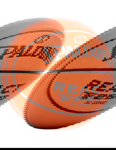 Spalding React TF-250 Μπάλα Μπάσκετ Indoor/Outdoor 76-803Z