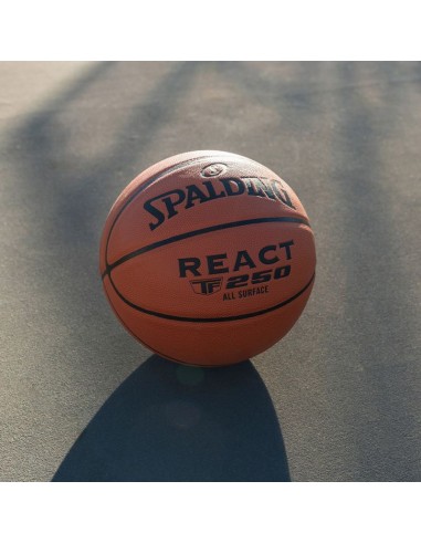 Spalding React TF-250 Μπάλα Μπάσκετ Indoor/Outdoor 76-803Z