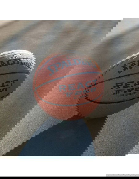 Spalding React TF-250 Μπάλα Μπάσκετ Indoor/Outdoor 76-803Z