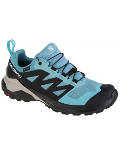 Salomon X-adventure Gtx L47321900 Γυναικεία Αθλητικά Παπούτσια Trail Running Μπλε Αδιάβροχα με Μεμβράνη Gore-Tex