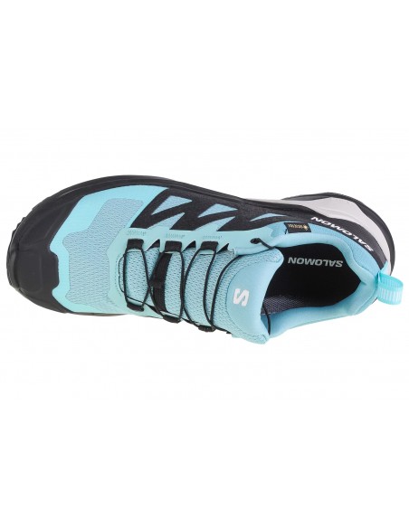 Salomon X-adventure Gtx L47321900 Γυναικεία Αθλητικά Παπούτσια Trail Running Μπλε Αδιάβροχα με Μεμβράνη Gore-Tex