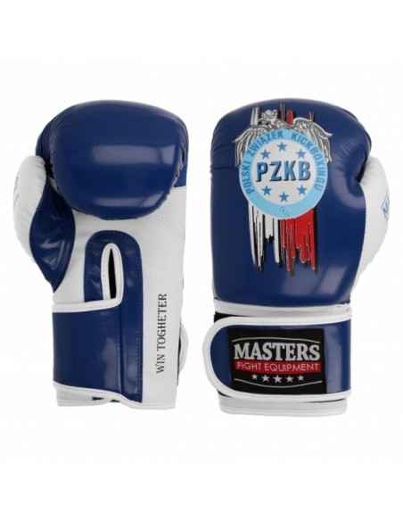 Sport Masters Γάντια Πυγμαχίας Δερμάτινα για Αγώνα Κόκκινα