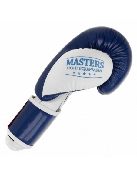 Sport Masters Γάντια Πυγμαχίας Δερμάτινα για Αγώνα Κόκκινα