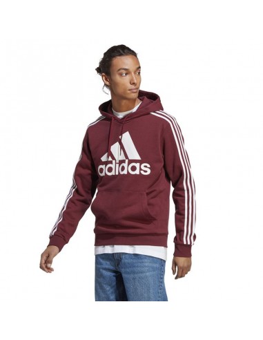 Adidas maroon hoodie top mens