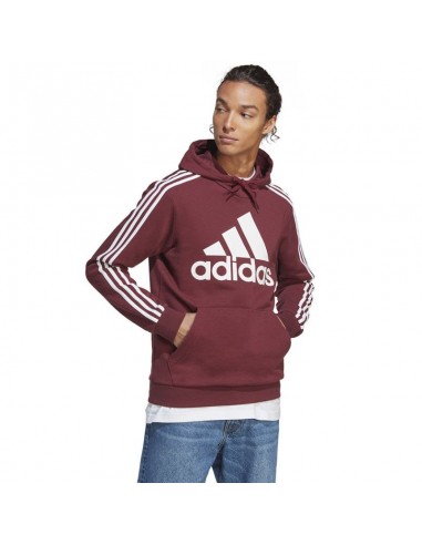 Dark red adidas on sale hoodie