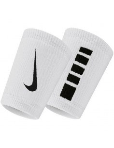 Nike Elite Doublewide N.100.6700-101 Αθλητικά Περικάρπια Λευκά 2 Pack