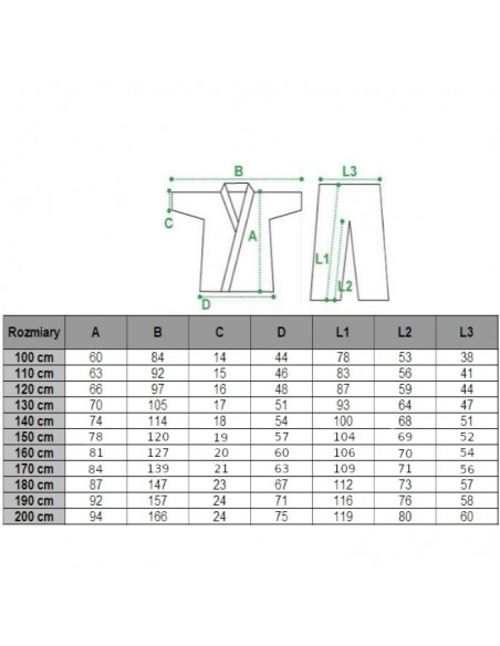 Sport Masters 06194-140 Ανδρική Στολή Καράτε Λευκή