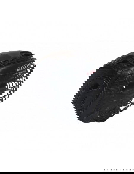 Sport Masters 02312-KM01 Κάσκα Πυγμαχίας Ενηλίκων Κλείστού Τύπου από Συνθετικό Δέρμα Μαύρη