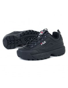 Fila Disruptor Low Γυναικεία Chunky Sneakers Μαύρα 1010302-12V