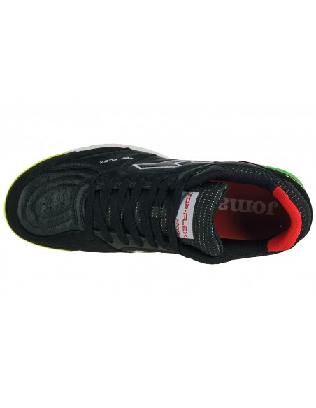 Joma Top Flex IN TOPS2401 Χαμηλά Ποδοσφαιρικά Παπούτσια Σάλας Μαύρα