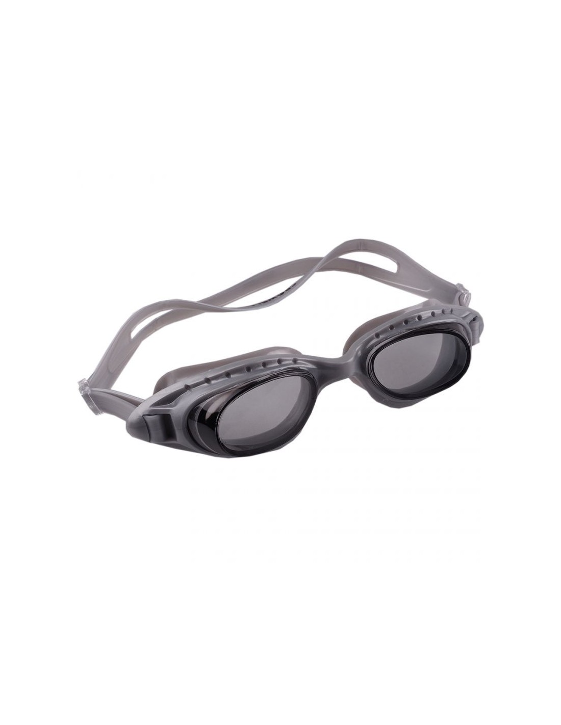 Crowell Shark Γυαλιά Κολύμβησης Ενηλίκων με Αντιθαμβωτικούς Φακούς Γκρι