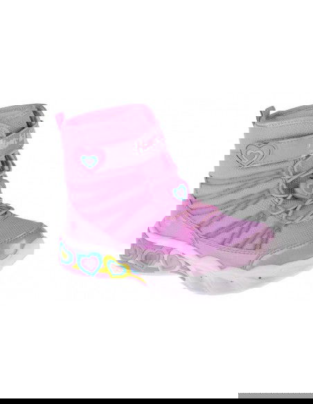 Skechers Παιδικά Μποτάκια με Κορδόνια Ροζ 302661L-LVTQ