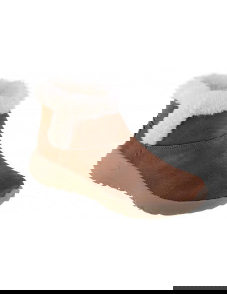 Skechers On The Go Joy Suede Γυναικεία Μποτάκια με Γούνα Ταμπά 144013-CSNT