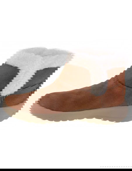 Skechers On The Go Joy Suede Γυναικεία Μποτάκια με Γούνα Ταμπά 144013-CSNT