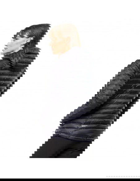 Jack Wolfskin Κοντό Γυναικείο Puffer Μπουφάν για Χειμώνα Γκρι 1207101-1388