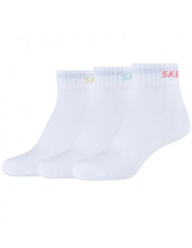 Skechers SK42022-1000 Αθλητικές Κάλτσες Λευκές 3 Ζεύγη