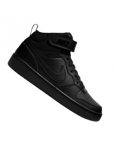 Nike Αθλητικά Παιδικά Παπούτσια Court Borough Mid 2 Gs Μαύρα CD7782-001 Γυναικεία > Παπούτσια > Παπούτσια Μόδας > Casual