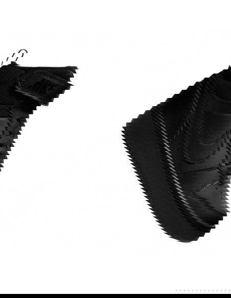 Nike Αθλητικά Παιδικά Παπούτσια Court Borough Mid 2 Gs Μαύρα CD7782-001