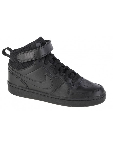 Nike Αθλητικά Παιδικά Παπούτσια Court Borough Mid 2 Gs Μαύρα CD7782-001
