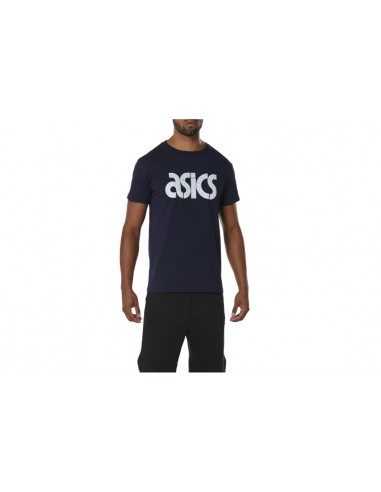 ASICS Graphic 2 Αθλητικό Ανδρικό T-shirt Μπλε με Λογότυπο 505663-8398