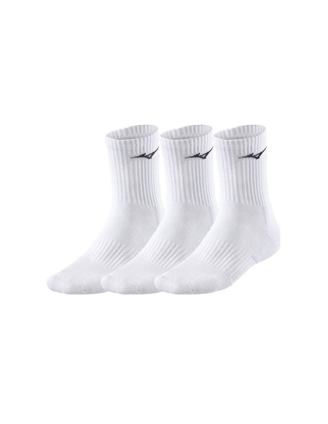Mizuno 32GX250501 Running Κάλτσες Λευκές 3 Ζεύγη