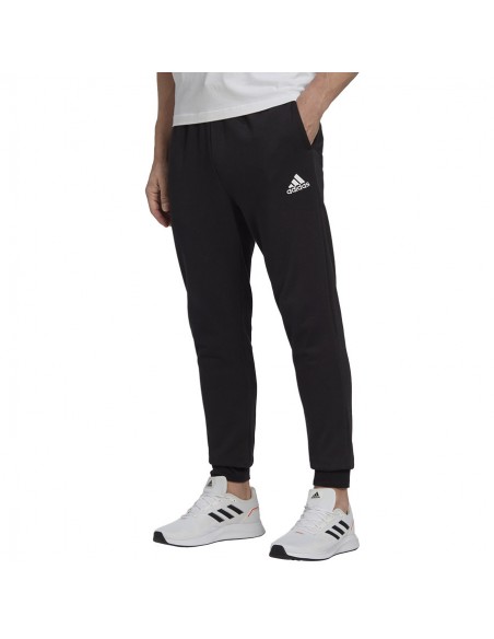 Adidas Feel Cozy Παντελόνι Φόρμας με Λάστιχο Μαύρο HL2236