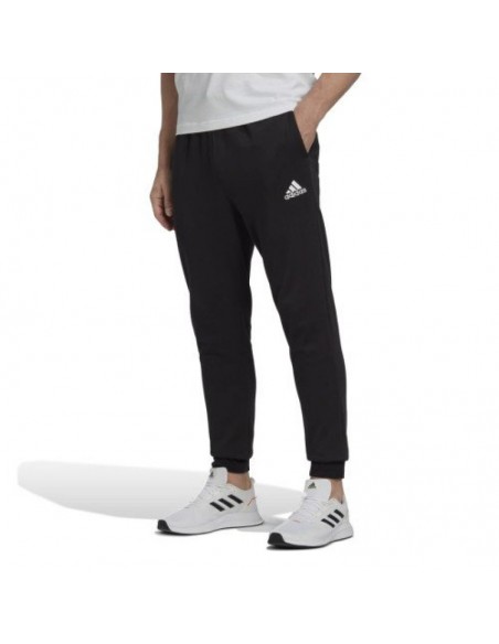 Adidas Feel Cozy Παντελόνι Φόρμας με Λάστιχο Μαύρο HL2236