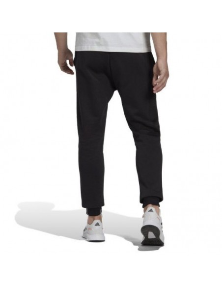 Adidas Feel Cozy Παντελόνι Φόρμας με Λάστιχο Μαύρο HL2236