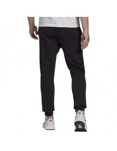 Adidas Feel Cozy Παντελόνι Φόρμας με Λάστιχο Μαύρο HL2236