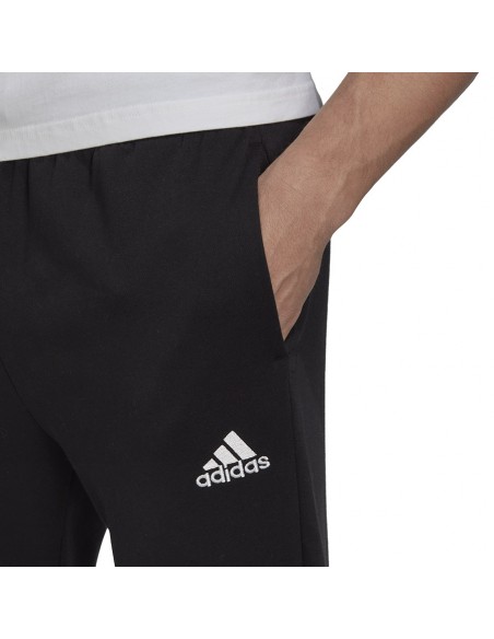 Adidas Feel Cozy Παντελόνι Φόρμας με Λάστιχο Μαύρο HL2236