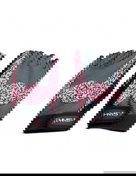 Gloves for the gym Pink Gray W HMS RST03 r L