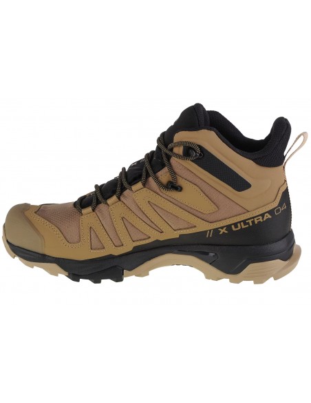 Salomon X Ultra 4 Mid GTX L41294100 Ανδρικά Ορειβατικά Μποτάκια Αδιάβροχα με Μεμβράνη Gore-Tex Kelp / Black / Safari