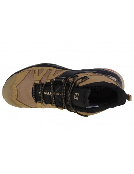 Salomon X Ultra 4 Mid GTX L41294100 Ανδρικά Ορειβατικά Μποτάκια Αδιάβροχα με Μεμβράνη Gore-Tex Kelp / Black / Safari