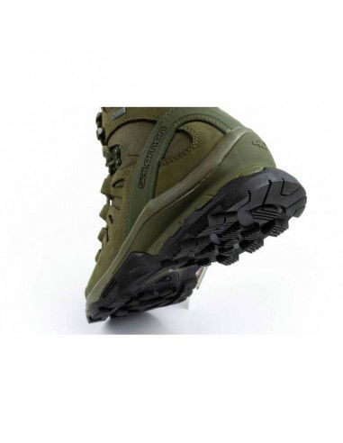 Salomon L40723100 Γυναικεία Ορειβατικά Παπούτσια Αδιάβροχα με Μεμβράνη Gore-Tex Πράσινα