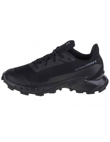 Salomon Alphacross 5 L47310900 Γυναικεία Αθλητικά Παπούτσια Trail Running Μαύρα Αδιάβροχα με Μεμβράνη Gore-Tex