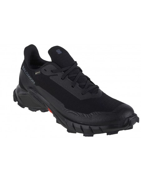 Salomon Alphacross 5 GTX L47307500 Ανδρικά Αθλητικά Παπούτσια Running Μαύρα Αδιάβροχα με Μεμβράνη Gore-Tex