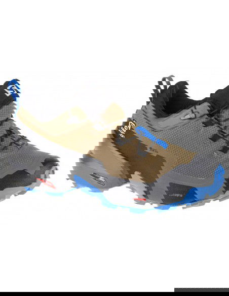 Salomon Cross Hike L41626700 Ανδρικά Ορειβατικά Παπούτσια Αδιάβροχα με Μεμβράνη Gore-Tex Πράσινα