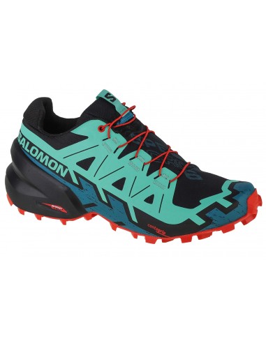 Salomon Speedcross 6 L47116100 Γυναικεία Αθλητικά Παπούτσια Trail Running Black / Biscay Green / Fiery Red