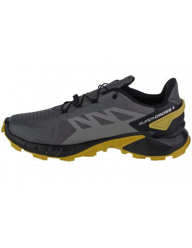 Salomon Supercross 4 L47317200 Ανδρικά Αθλητικά Παπούτσια Trail Running Γκρι Αδιάβροχα με Μεμβράνη Gore-Tex