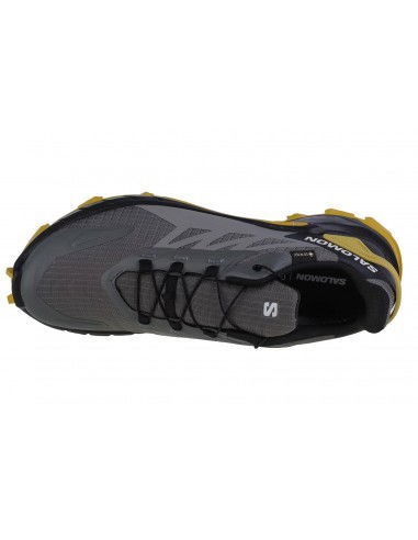 Salomon Supercross 4 L47317200 Ανδρικά Αθλητικά Παπούτσια Trail Running Γκρι Αδιάβροχα με Μεμβράνη Gore-Tex