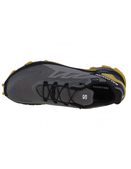 Salomon Supercross 4 L47317200 Ανδρικά Αθλητικά Παπούτσια Trail Running Γκρι Αδιάβροχα με Μεμβράνη Gore-Tex