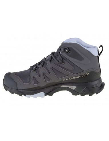 Salomon X Ultra 4 L41625000 Γυναικεία Ορειβατικά Μποτάκια Αδιάβροχα με Μεμβράνη Gore-Tex Magnet / Black / Zen Blue